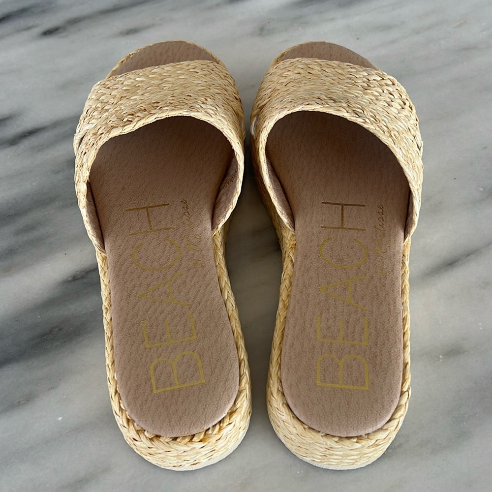 Beachy sandals. Never worn